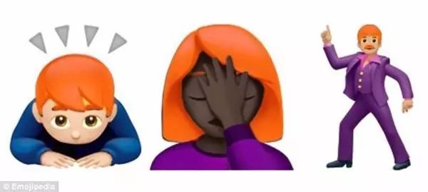 Emoji又出新表情了!光头和红发人士也将拥有专属表情